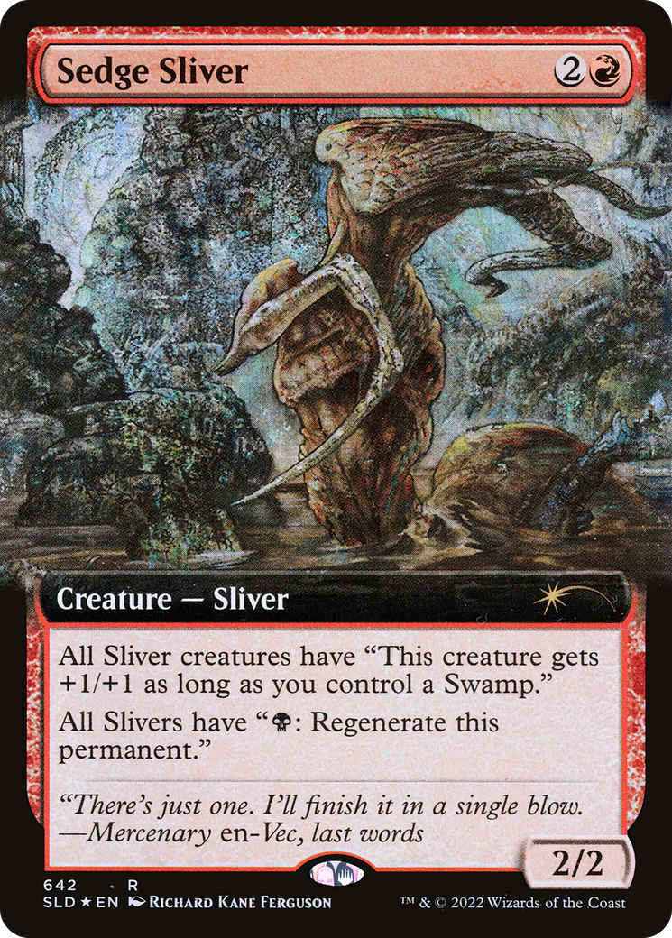 Sedge Sliver (Extended Art) [Secret Lair Drop Promos] | Exor Games Truro