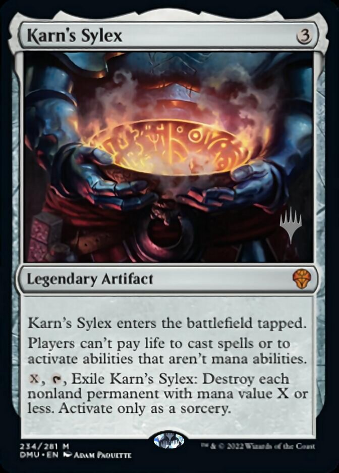 Karn's Sylex (Promo Pack) [Dominaria United Promos] | Exor Games Truro