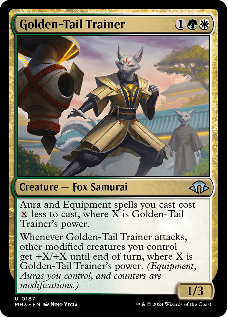 Golden-Tail Trainer [Modern Horizons 3] | Exor Games Truro