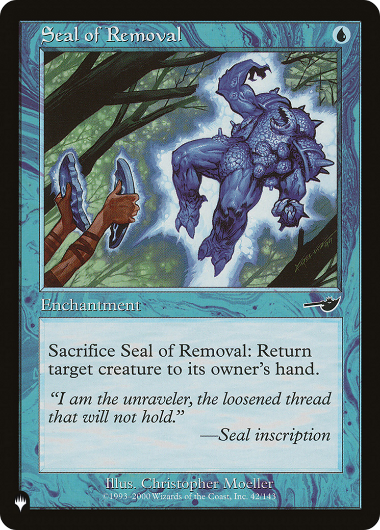 Seal of Removal [The List] | Exor Games Truro