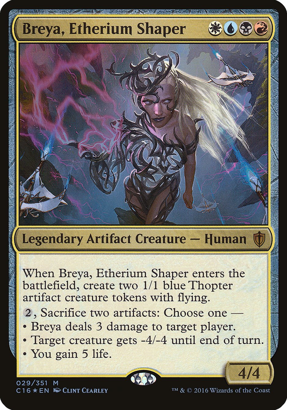 Breya, Etherium Shaper (Oversized) [Commander 2016 Oversized] | Exor Games Truro