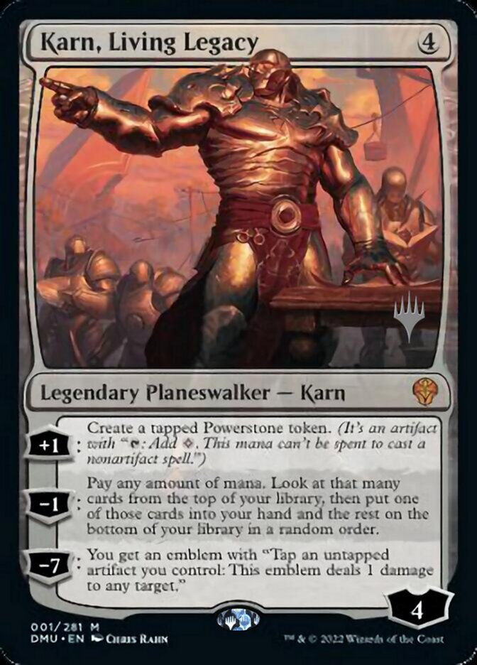 Karn, Living Legacy (Promo Pack) [Dominaria United Promos] | Exor Games Truro