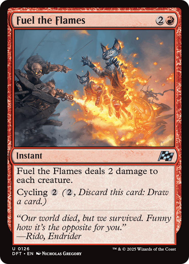 Fuel the Flames [Aetherdrift] | Exor Games Truro