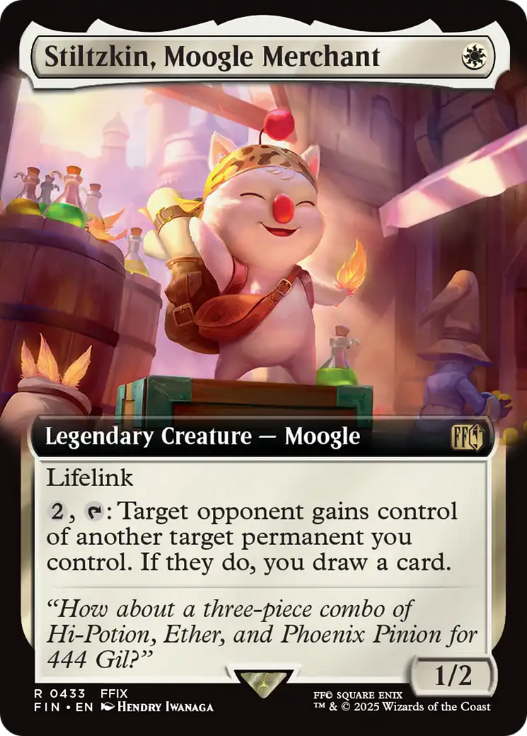 Stiltzkin, Moogle Merchant (Extended Art) [FINAL FANTASY] | Exor Games Truro