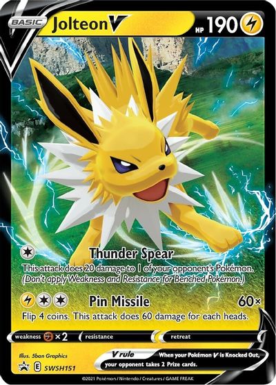 Jolteon V (SWSH151) [Sword & Shield: Black Star Promos] | Exor Games Truro