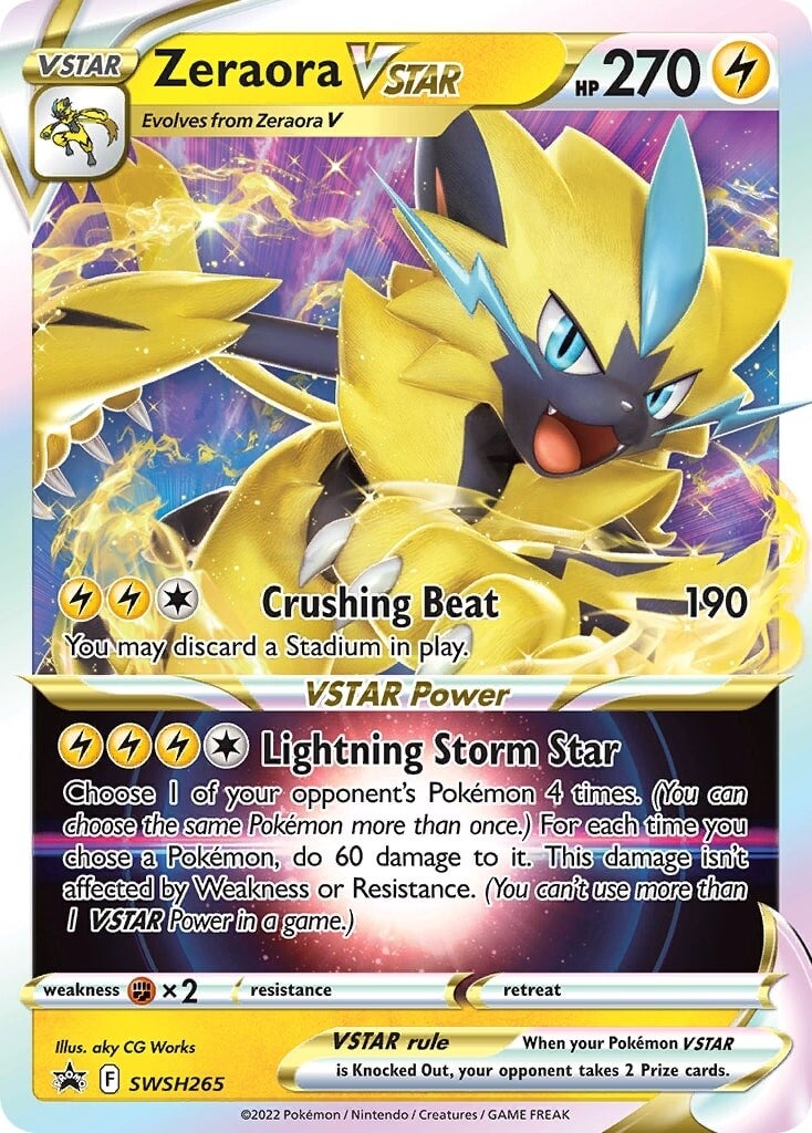 Zeraora VSTAR (SWSH265) [Sword & Shield: Black Star Promos] | Exor Games Truro