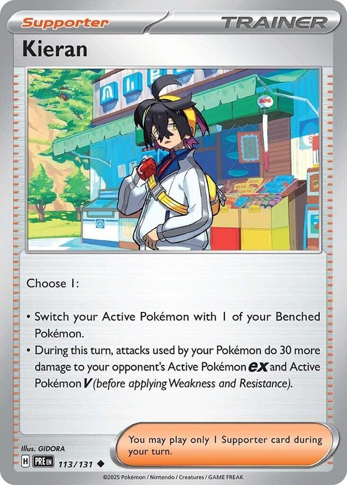 Kieran (113/131) [Scarlet & Violet: Prismatic Evolutions] | Exor Games Truro