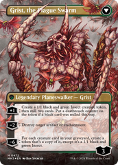 Grist, Voracious Larva // Grist, the Plague Swarm (Borderless) (Textured Foil) [Modern Horizons 3] | Exor Games Truro