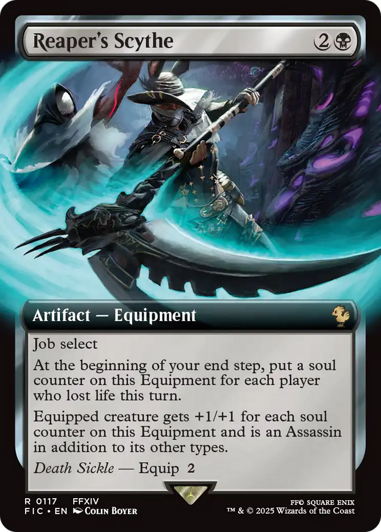 Reaper's Scythe (Extended Art) [FINAL FANTASY Commander] | Exor Games Truro
