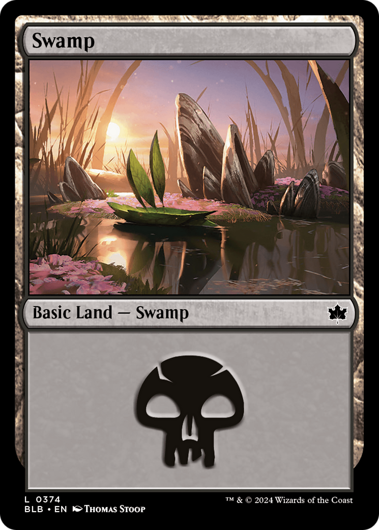 Swamp (0374) [Bloomburrow] | Exor Games Truro