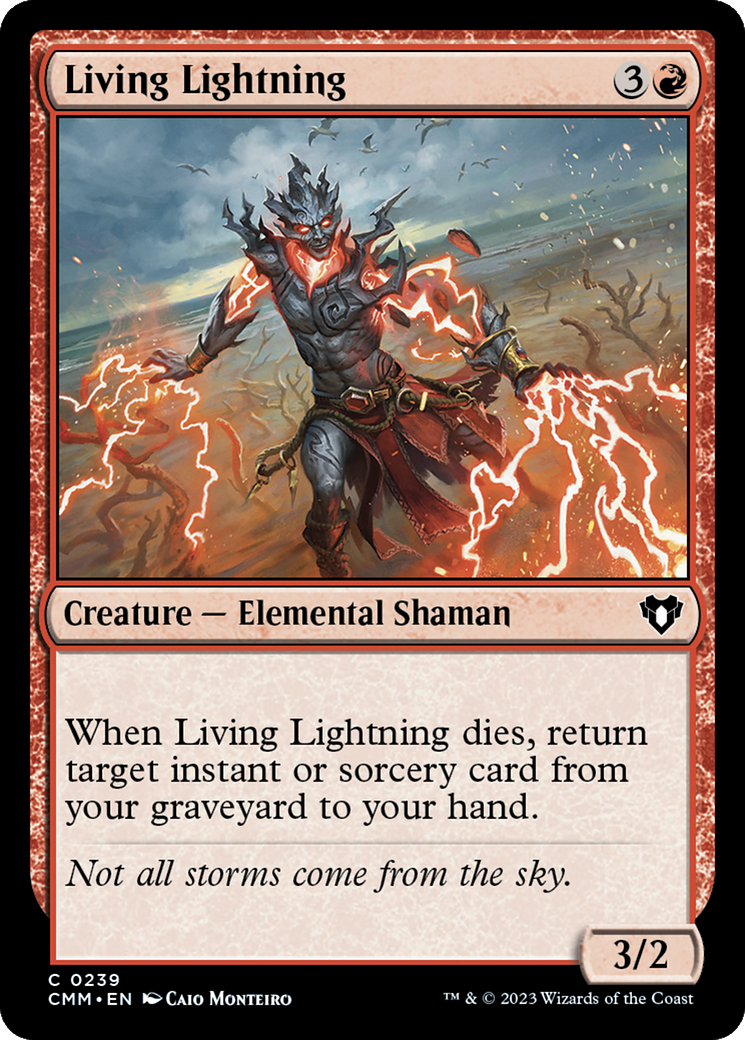 Living Lightning [Commander Masters] | Exor Games Truro