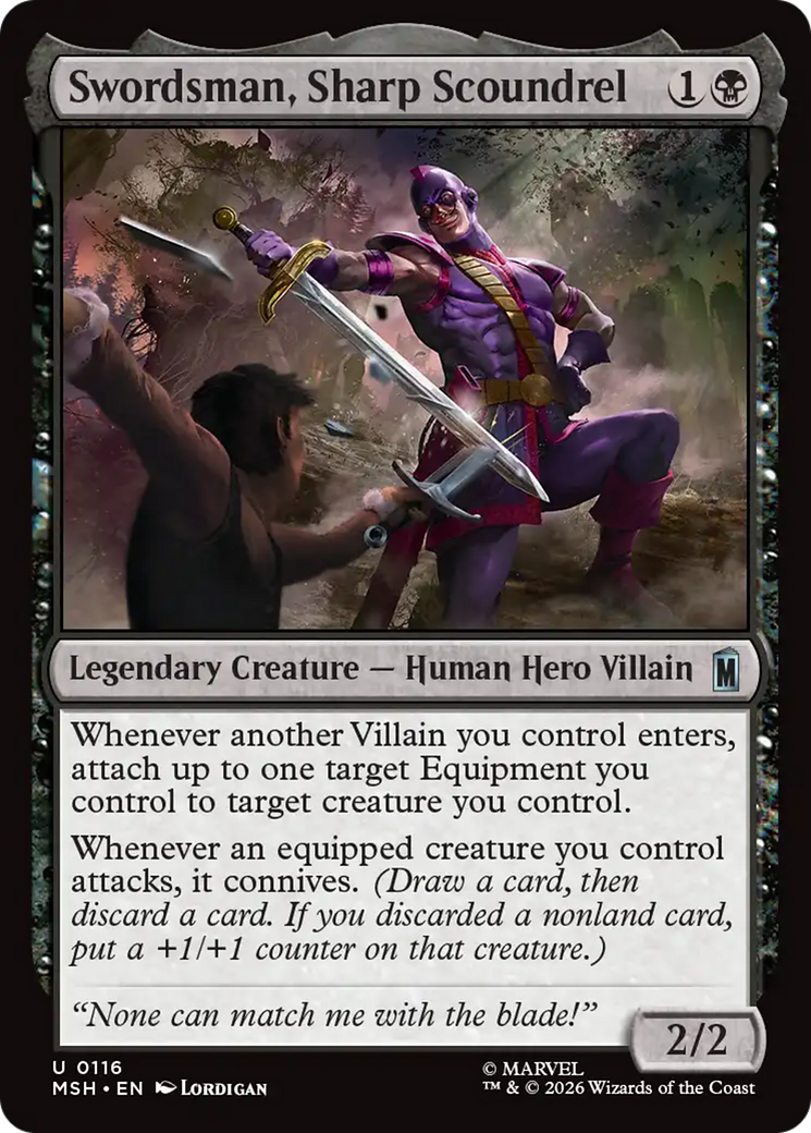 Swordsman, Sharp Scoundrel [Marvel Super Heroes] | Exor Games Truro