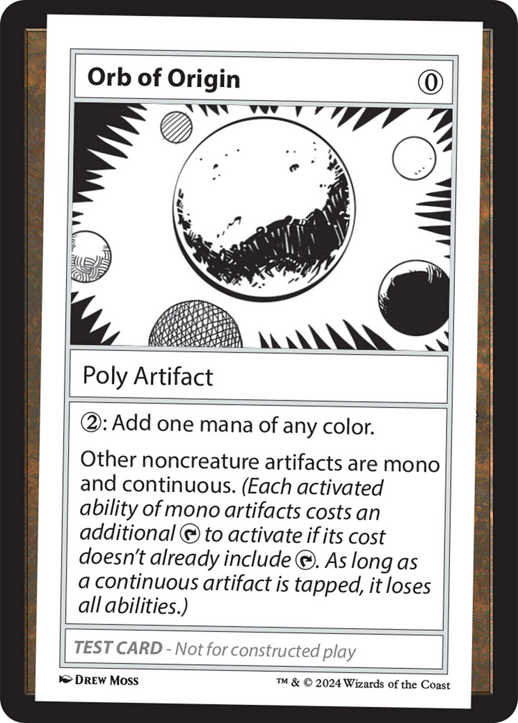 Orb of Origin [Mystery Booster 2 Playtest Cards] | Exor Games Truro