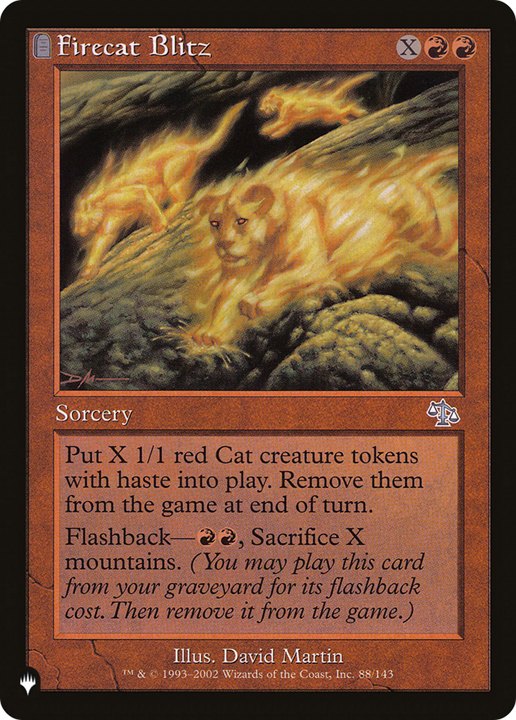 Firecat Blitz [The List] | Exor Games Truro
