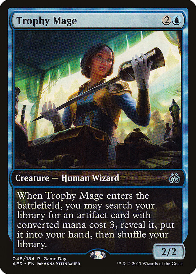 Trophy Mage (Game Day) [Aether Revolt Promos] | Exor Games Truro