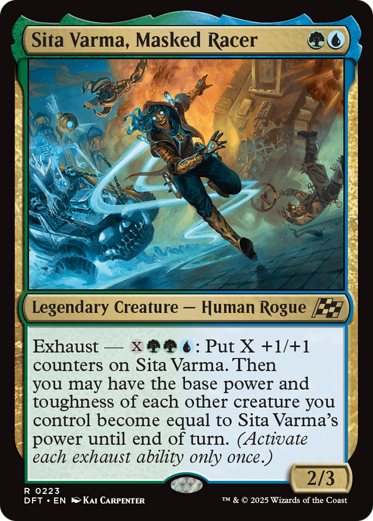 Sita Varma, Masked Racer [Aetherdrift] | Exor Games Truro