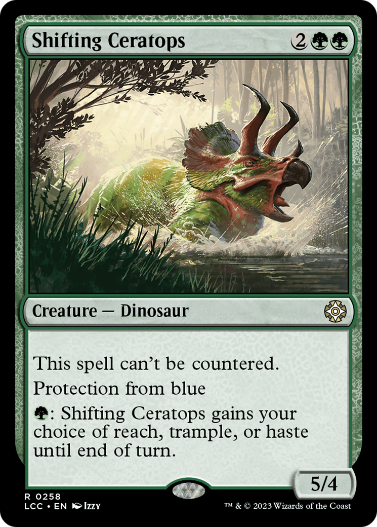 Shifting Ceratops [The Lost Caverns of Ixalan Commander] | Exor Games Truro