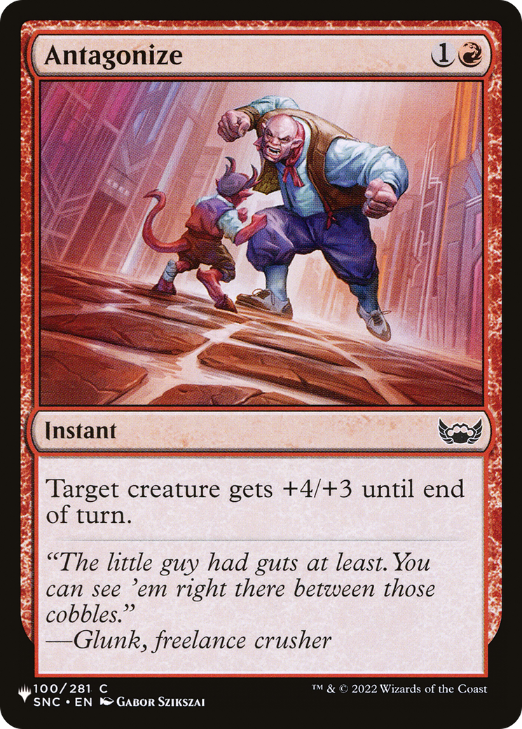 Antagonize [The List] | Exor Games Truro