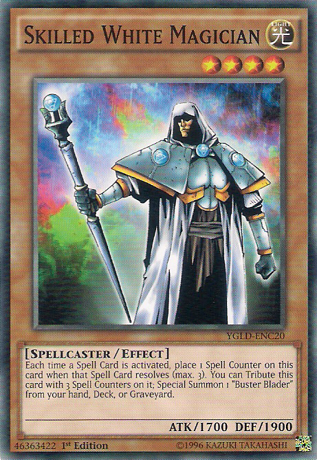 Skilled White Magician [YGLD-ENC20] Common | Exor Games Truro