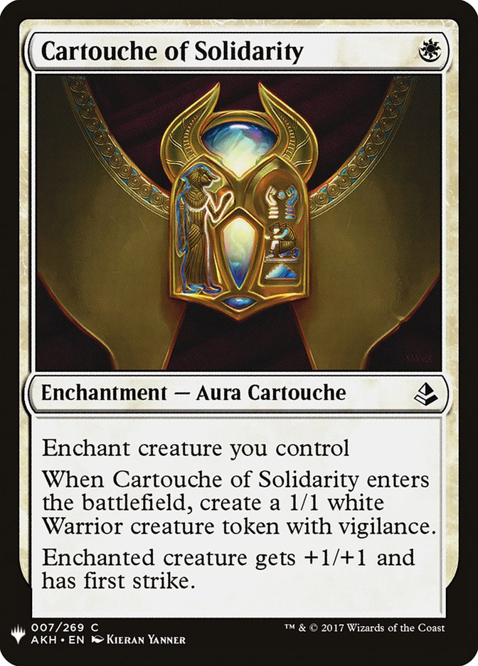 Cartouche of Solidarity [Mystery Booster] | Exor Games Truro