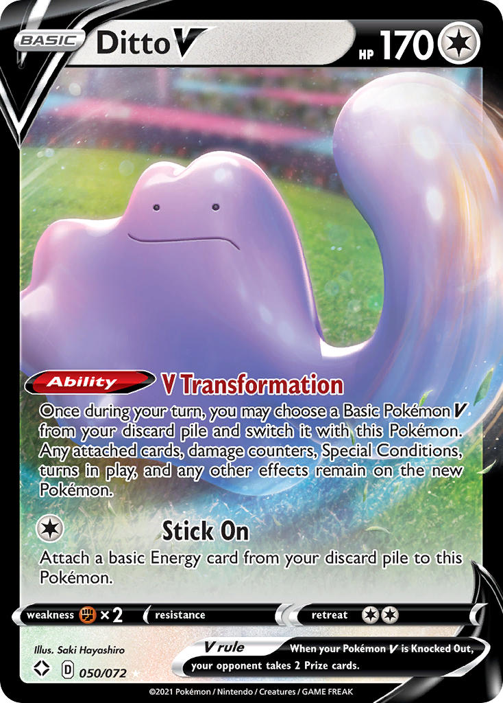 Ditto V (050/072) [Sword & Shield: Shining Fates] | Exor Games Truro