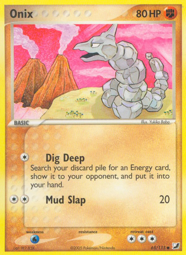 Onix (65/115) [EX: Unseen Forces] | Exor Games Truro