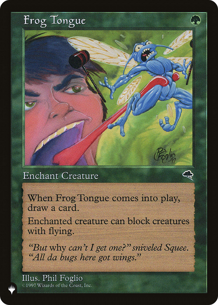 Frog Tongue [The List] | Exor Games Truro