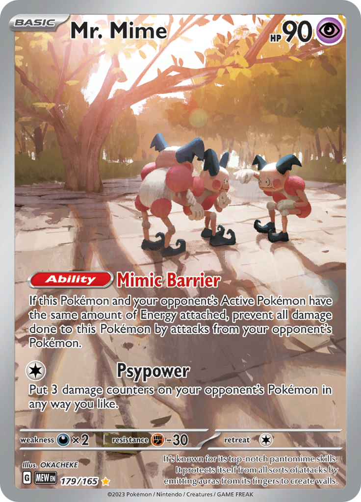 Mr. Mime (179/165) [Scarlet & Violet: 151] | Exor Games Truro