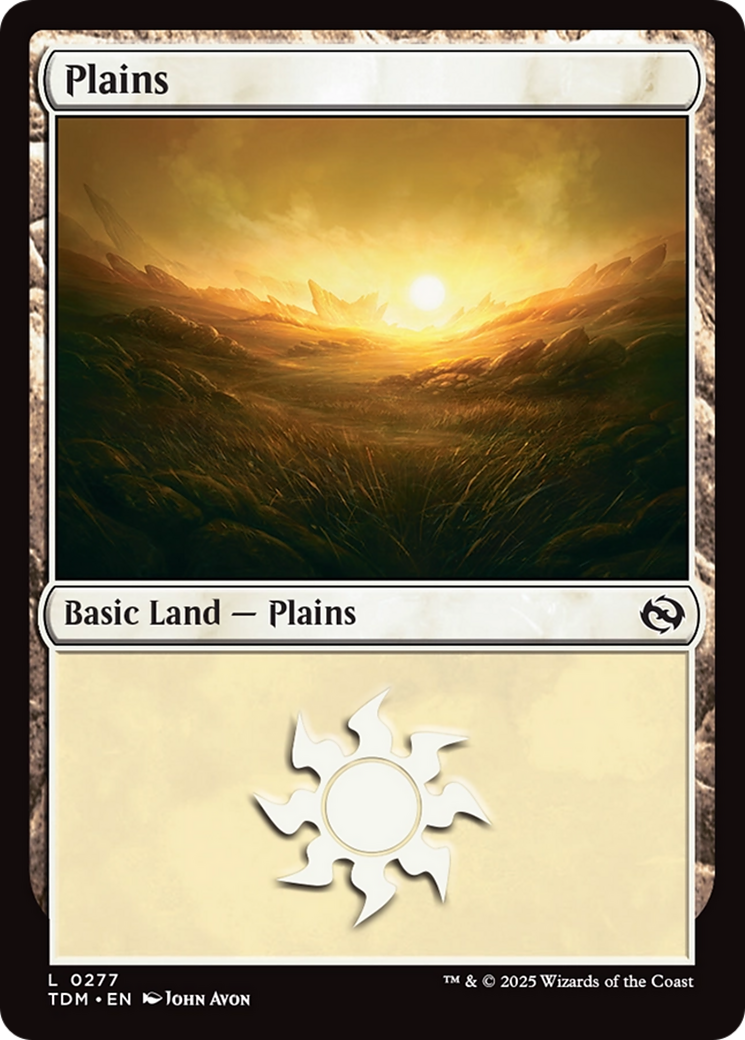 Plains (0277) [Tarkir: Dragonstorm] | Exor Games Truro