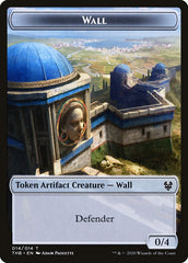 Human Soldier // Wall Double-Sided Token [Theros Beyond Death Tokens] | Exor Games Truro