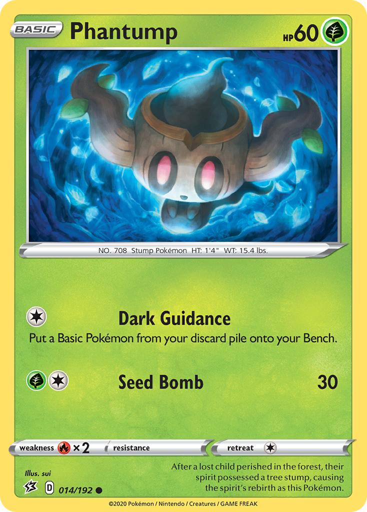 Phantump (014/192) [Sword & Shield: Rebel Clash] | Exor Games Truro