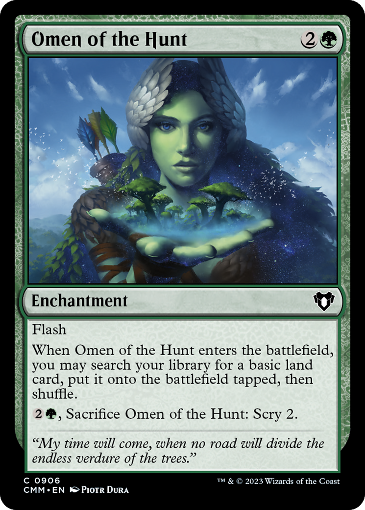 Omen of the Hunt [Commander Masters] | Exor Games Truro