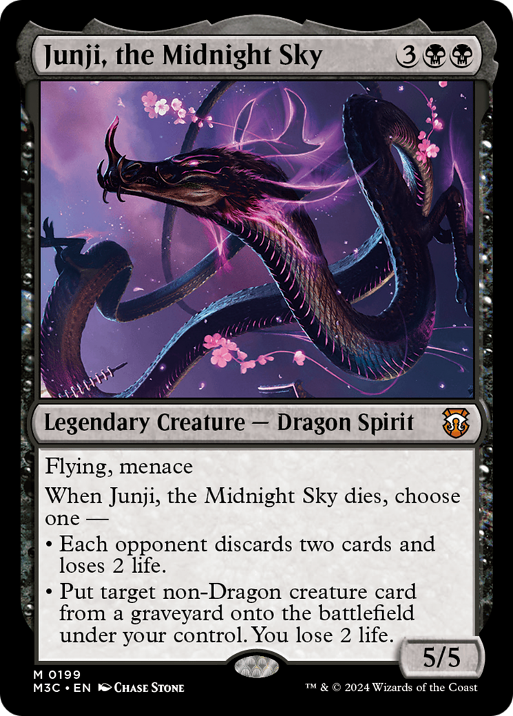 Junji, the Midnight Sky (Ripple Foil) [Modern Horizons 3 Commander] | Exor Games Truro