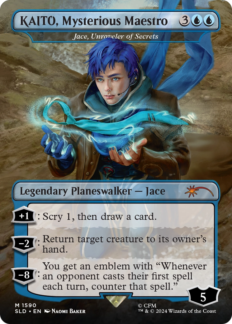 KAITO, Mysterious Maestro - Jace, Unraveler of Secrets [Secret Lair Drop Series] | Exor Games Truro