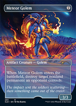 Meteor Golem (Borderless) [Secret Lair Drop Series] | Exor Games Truro