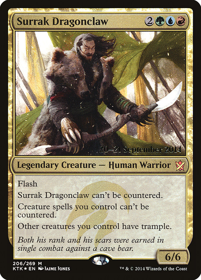 Surrak Dragonclaw [Khans of Tarkir Prerelease Promos] | Exor Games Truro