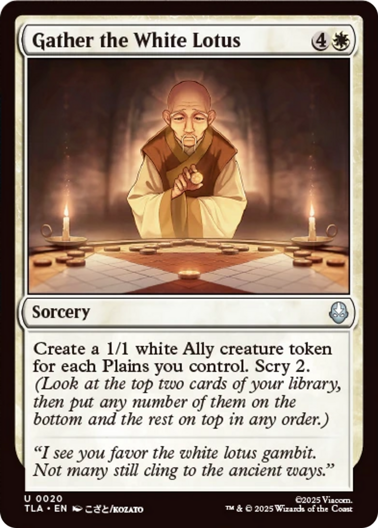 Gather the White Lotus [Avatar: The Last Airbender] | Exor Games Truro