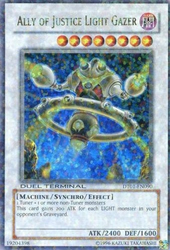 Ally of Justice Light Gazer [DT01-EN090] Ultra Rare | Exor Games Truro