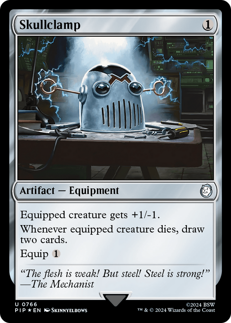 Skullclamp (Surge Foil) [Fallout] | Exor Games Truro