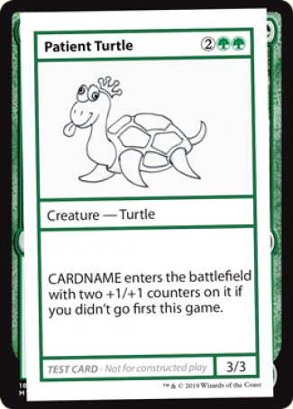 Patient Turtle (2021 Edition) [Mystery Booster Playtest Cards] | Exor Games Truro