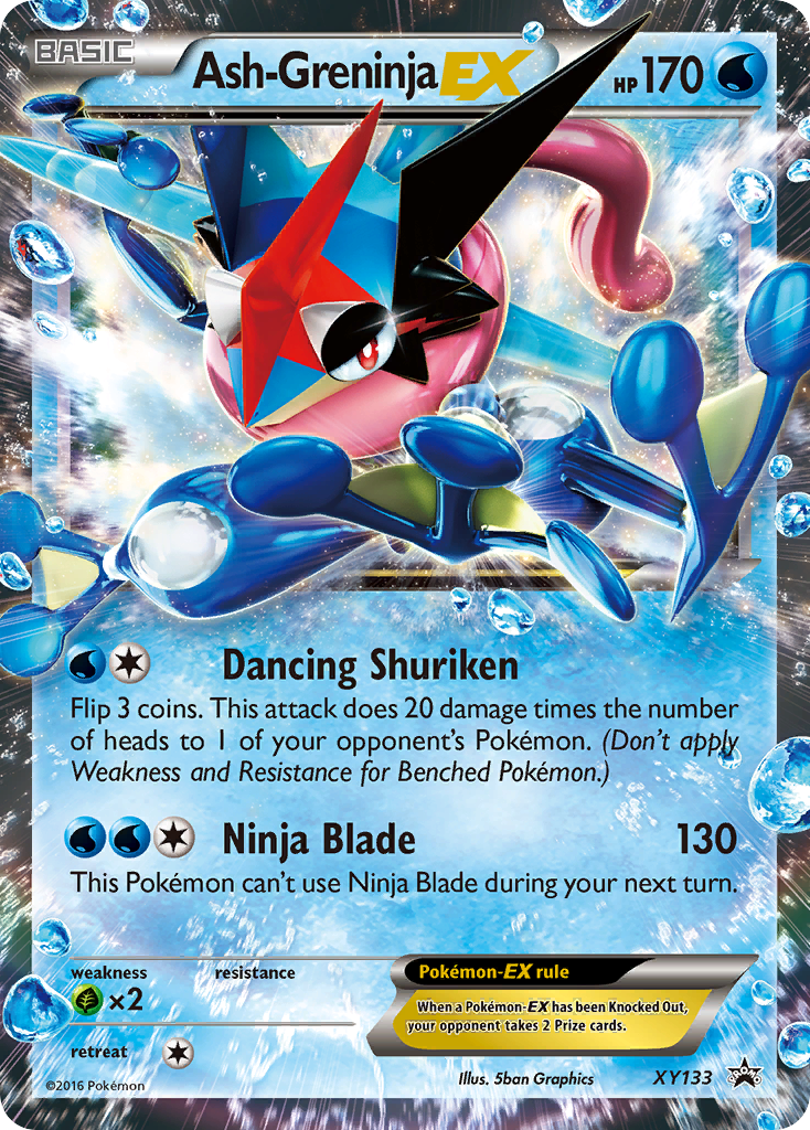 Ash-Greninja EX (XY133) [XY: Black Star Promos] | Exor Games Truro