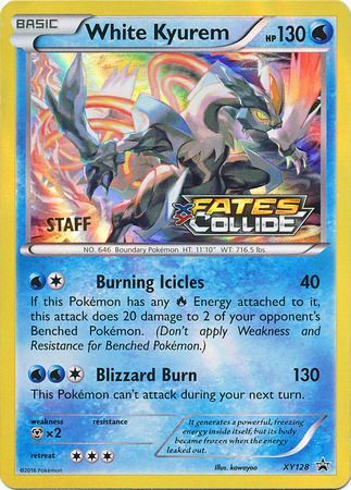 White Kyurem (XY128) (Staff) [XY: Black Star Promos] | Exor Games Truro