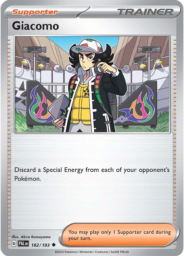 Giacomo (182/193) [Scarlet & Violet: Paldea Evolved] | Exor Games Truro