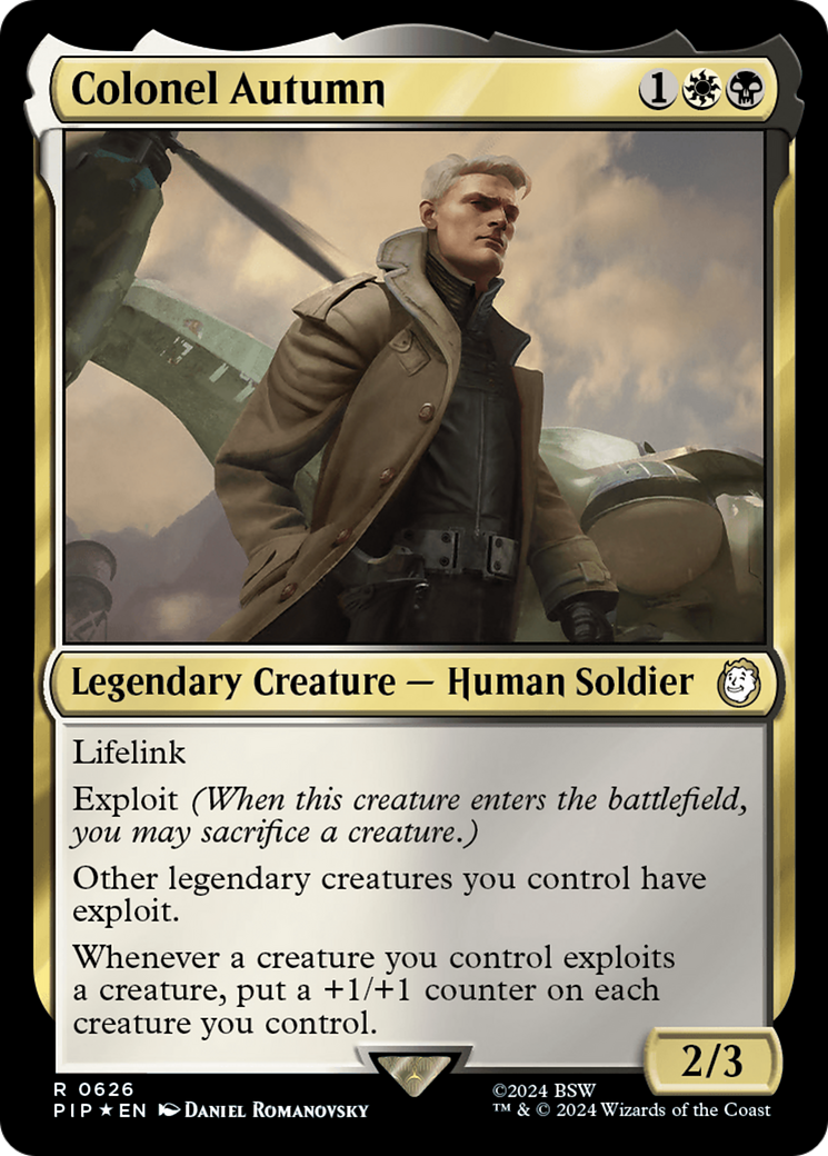 Colonel Autumn (Surge Foil) [Fallout] | Exor Games Truro