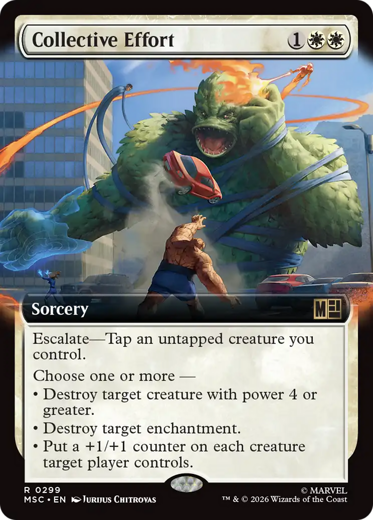Collective Effort (Extended Art) [Marvel Super Heroes Commander] | Exor Games Truro
