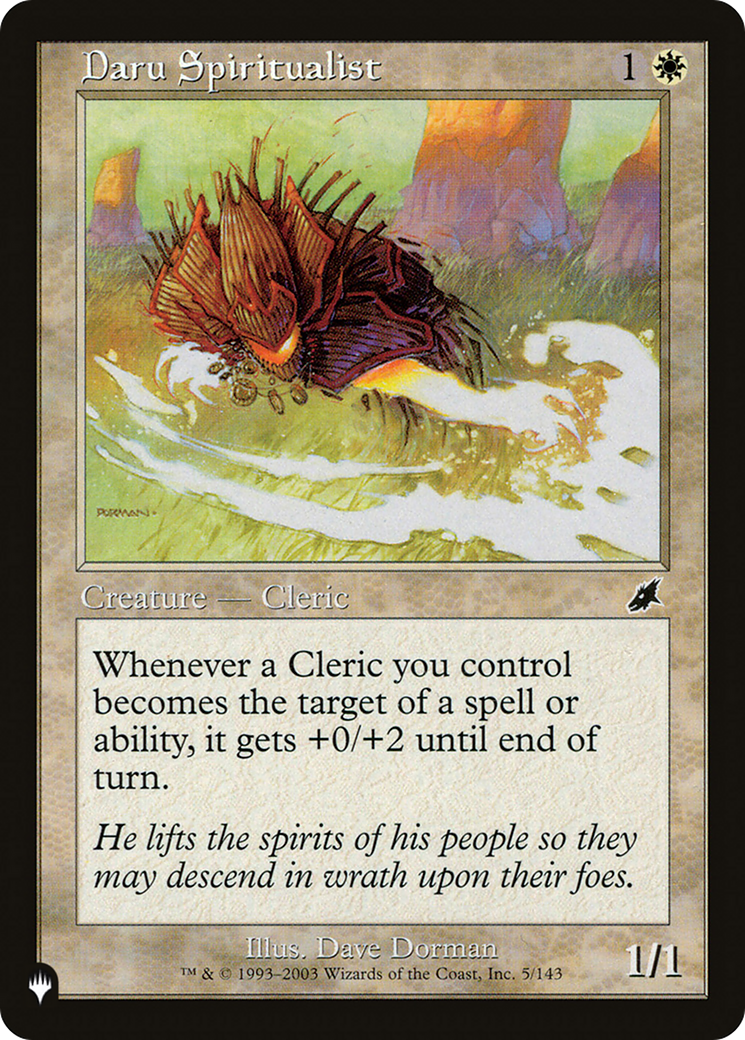 Daru Spiritualist [The List] | Exor Games Truro