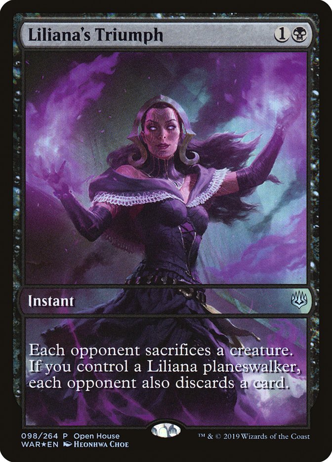 Liliana's Triumph (Open House) [War of the Spark Promos] | Exor Games Truro