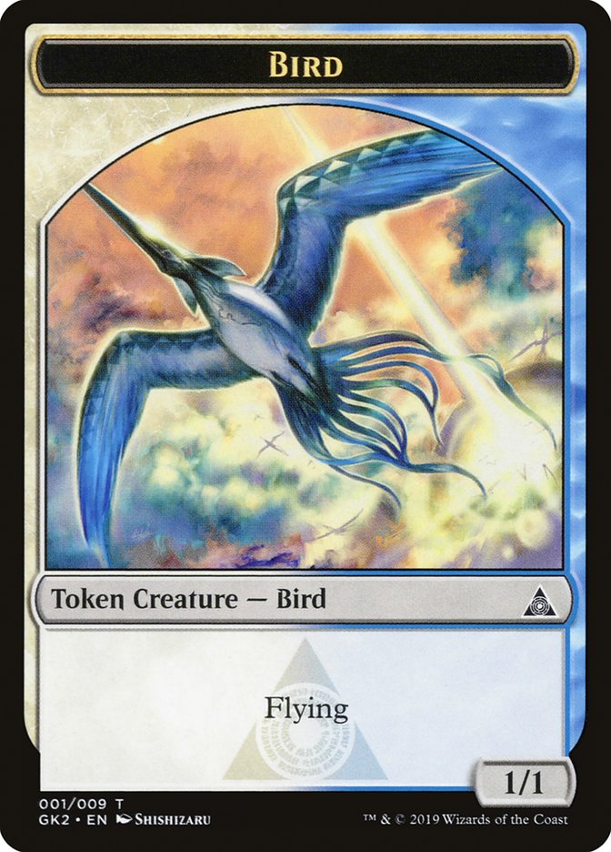 Bird // Thopter Double-Sided Token [Ravnica Allegiance Guild Kit Tokens] | Exor Games Truro