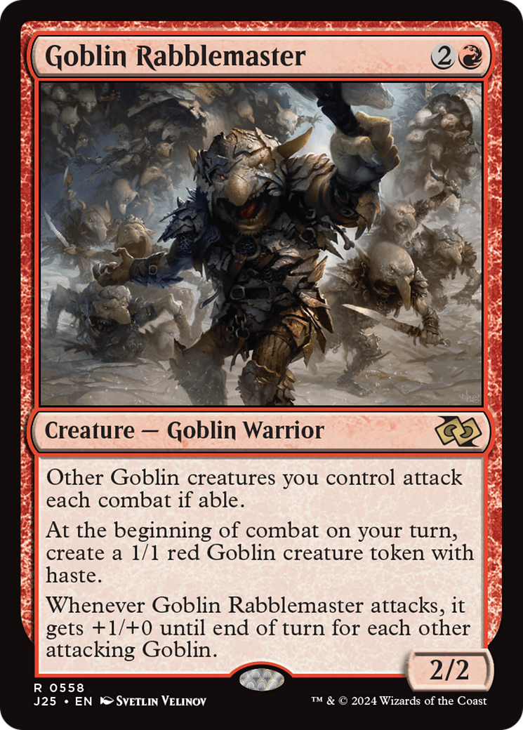 Goblin Rabblemaster [Foundations Jumpstart] | Exor Games Truro