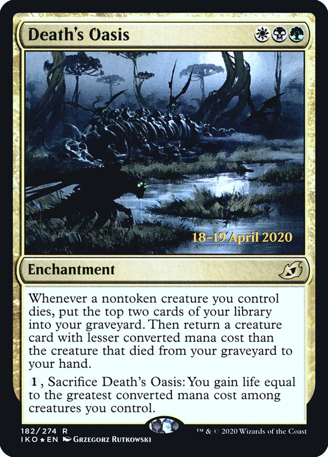 Death's Oasis [Ikoria: Lair of Behemoths Prerelease Promos] | Exor Games Truro